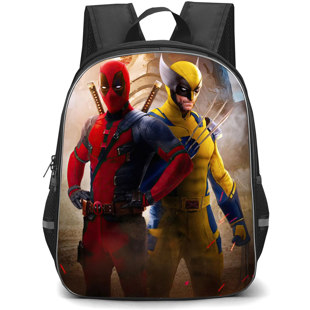 Deadpool & Wolverine Backpack StudentPack - Deadpool And Wolverine Handle Their Abilities