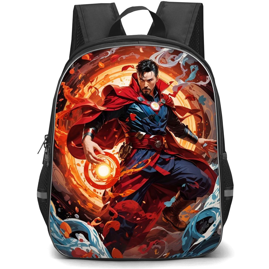 Marvel Doctor Strange Backpack StudentPack - Doctor Strange Casting Spell Illustration