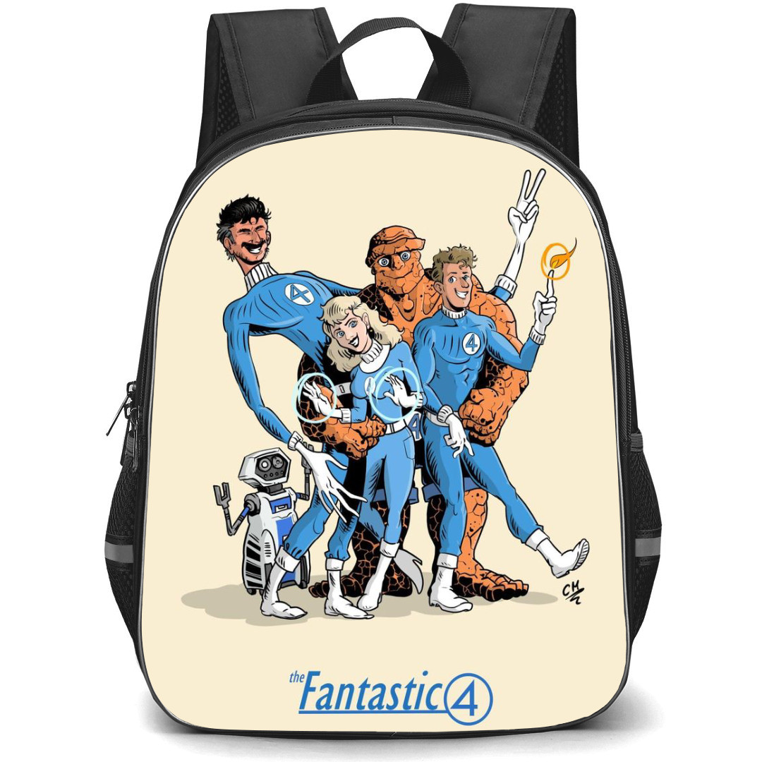 The Fantastic Four Backpack StudentPack - The Fantastic Four 2025 Fan Art MCU Poster