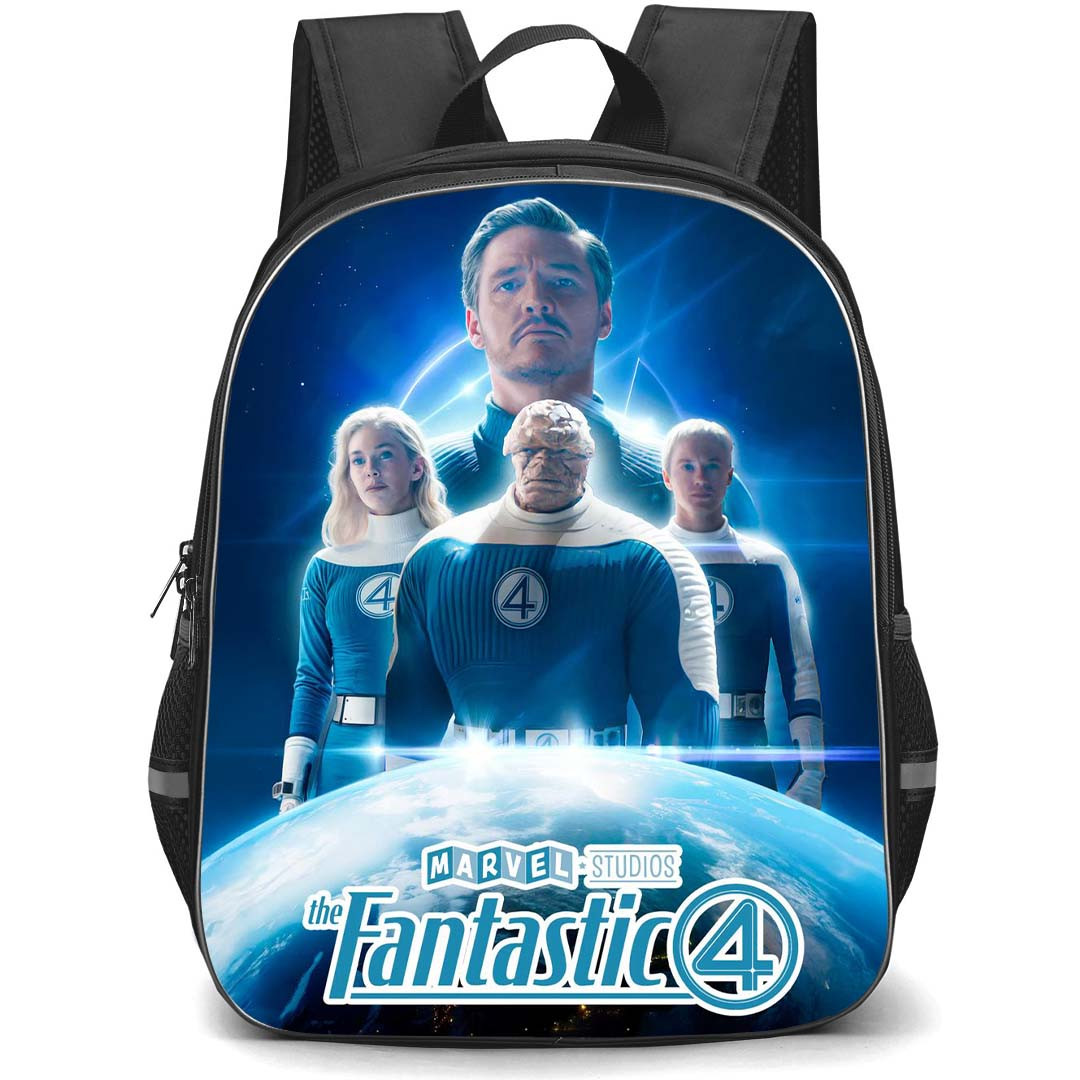 The Fantastic Four First Steps Backpack StudentPack - The Fantastic Four First Steps Fan Art Movie Poster