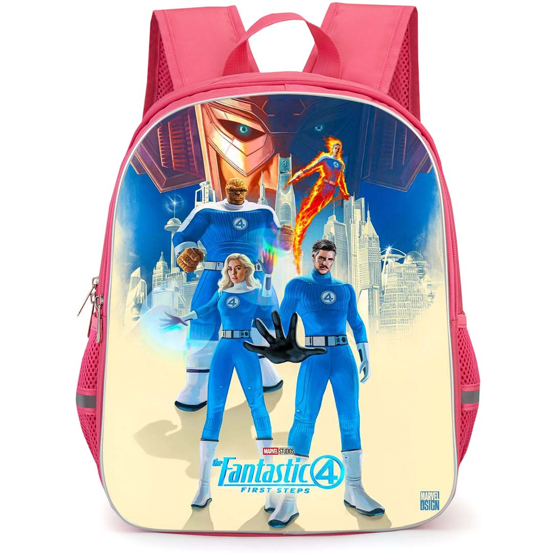 The Fantastic Four First Steps Backpack StudentPack - The Fantastic Four First Steps Illustration Art Poster