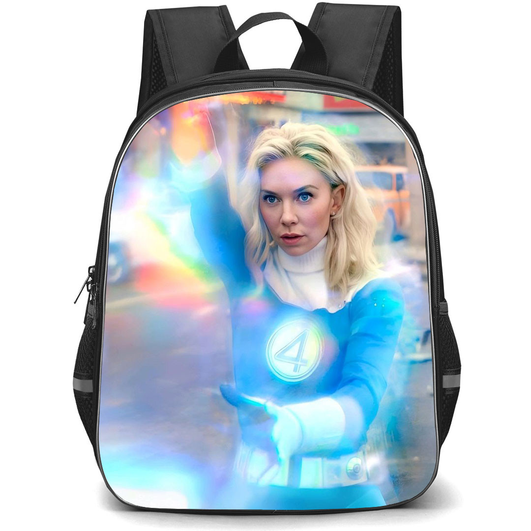 The Fantastic Four First Steps Invisible Woman Backpack StudentPack - Invisible Woman Sue Storm Poster