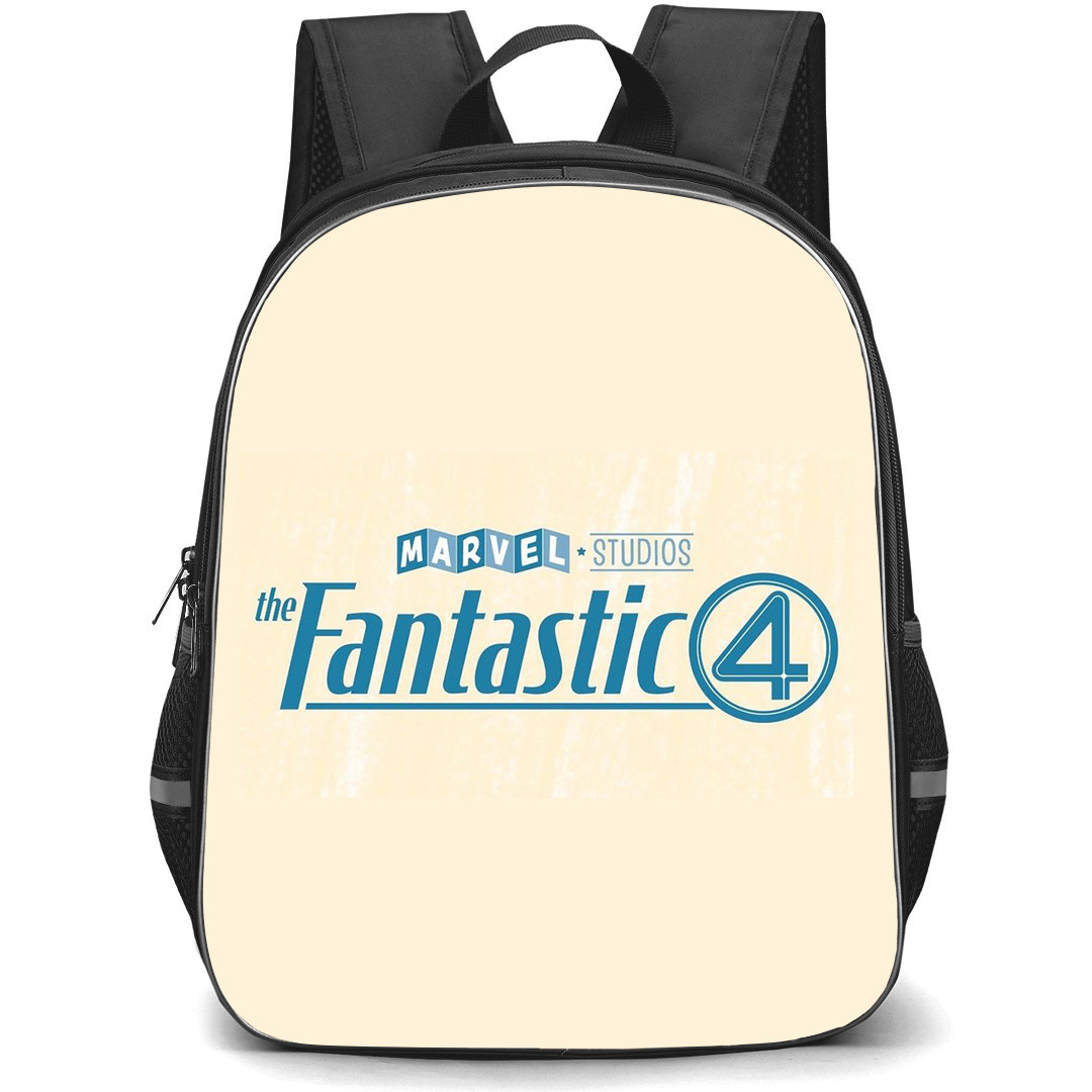 The Fantastic Four First Steps Backpack StudentPack - The Fantastic Four First Steps Logo On Beige Background