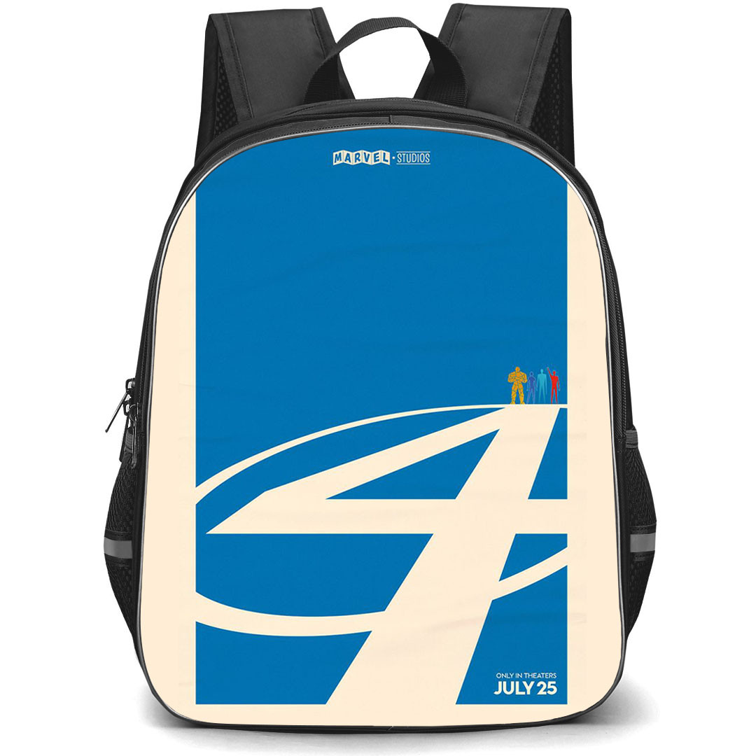The Fantastic Four First Steps Backpack StudentPack - The Fantastic Four First Steps Minimalist Art Poster