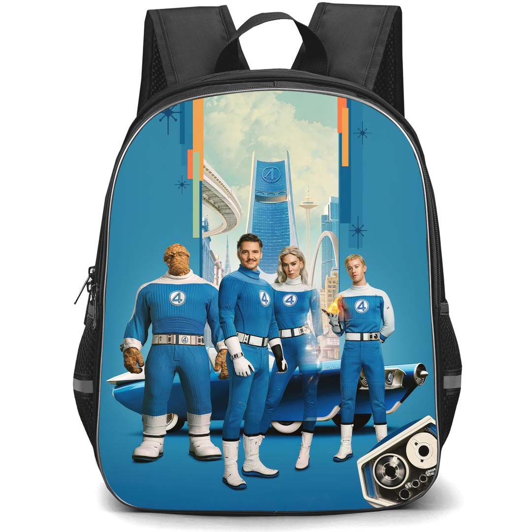 The Fantastic Four First Steps Backpack StudentPack - The Fantastic Four First Steps Real D 3d Poster