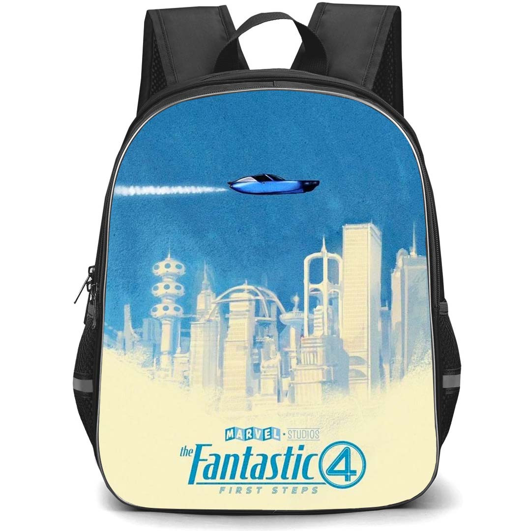 The Fantastic Four First Steps Backpack StudentPack - The Fantastic Four First Steps Retro Movie Poster