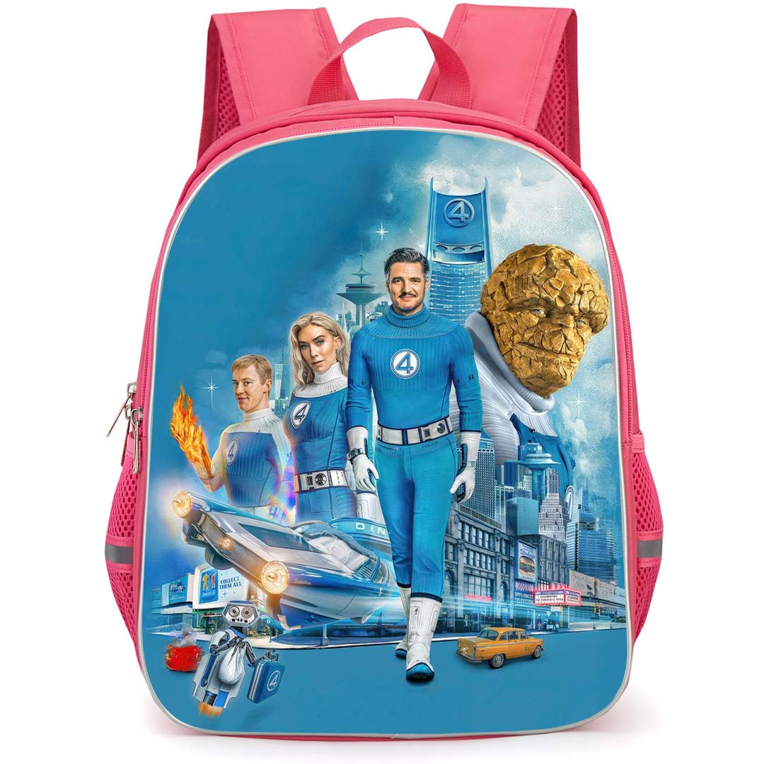The Fantastic Four First Steps Backpack StudentPack - The Fantastic Four First Steps Soundtrack Cover V18 Poster