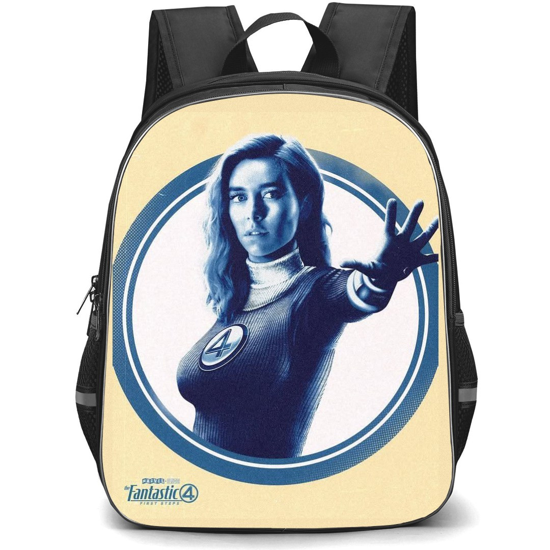 The Fantastic Four Susan Storm Backpack StudentPack - Susan Storm Retro Round Sticker