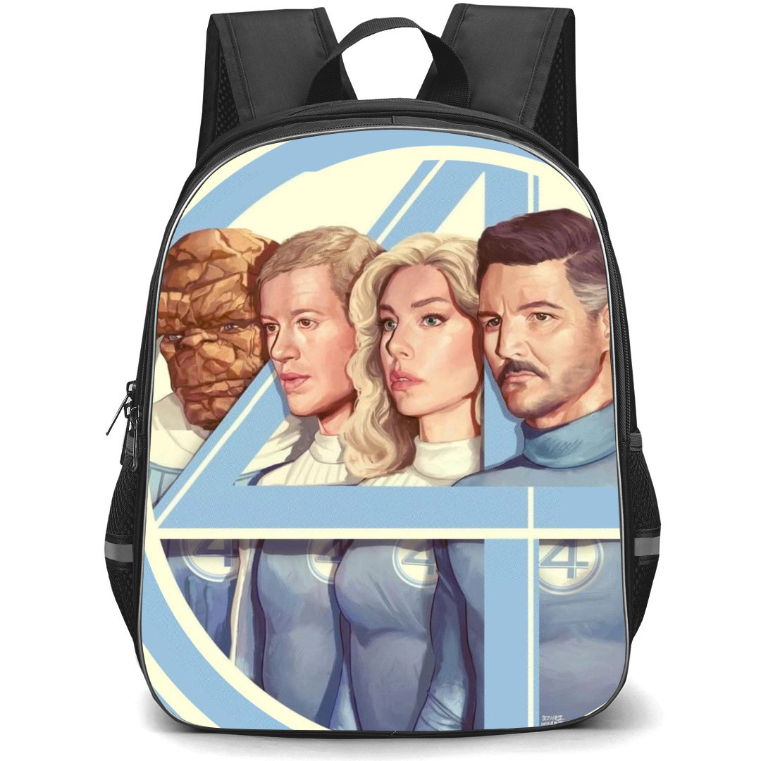 The Fantastic Four Backpack StudentPack - The Fantastic Four Uzuri Art Poster