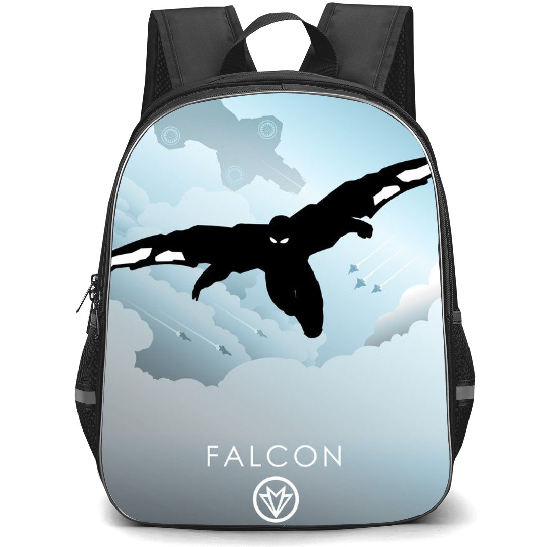 Marvel Backpack StudentPack - Falcon Flying Poster Silhoutte