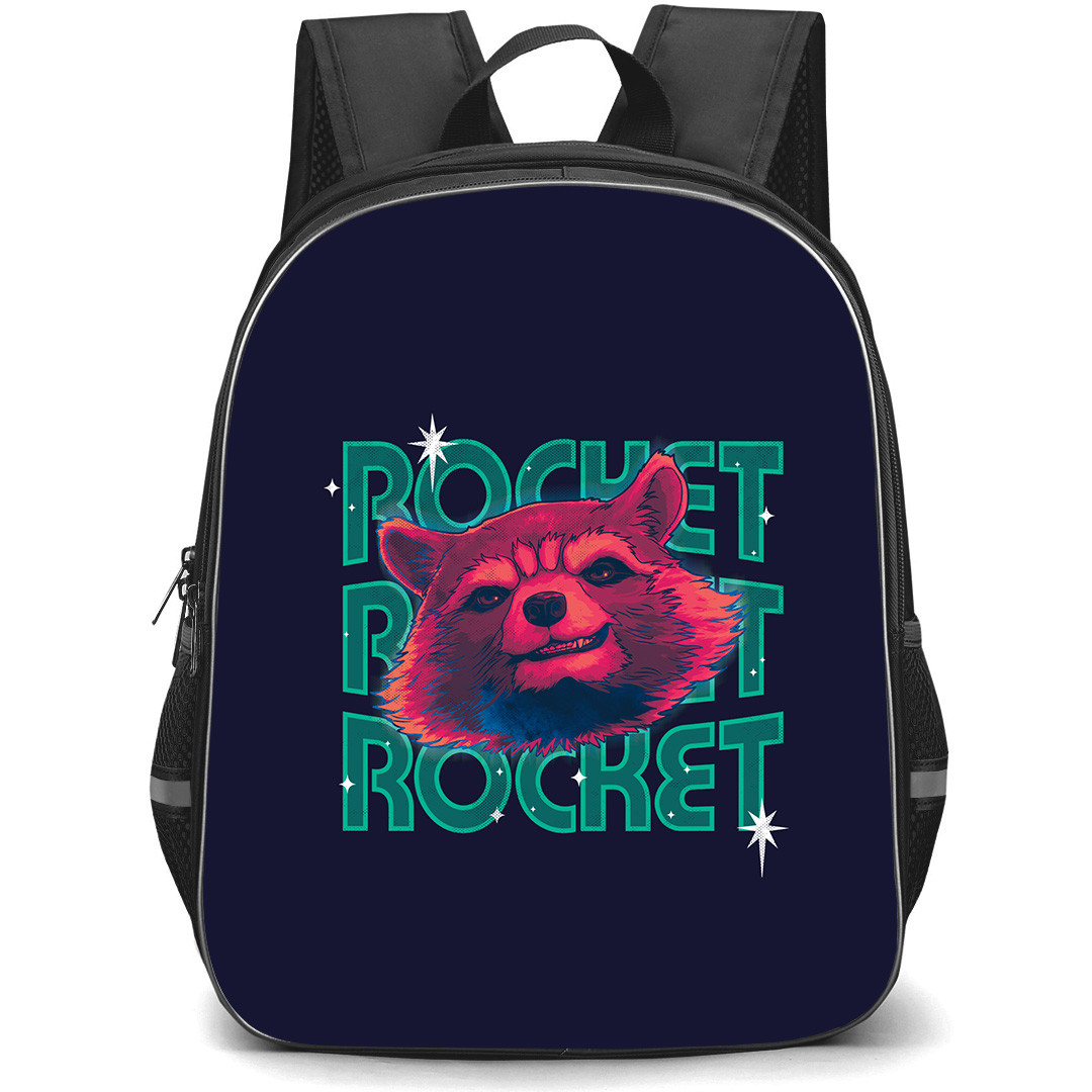 Guardian Of The Galaxy Rocket Backpack StudentPack - Rocket Head Portrait