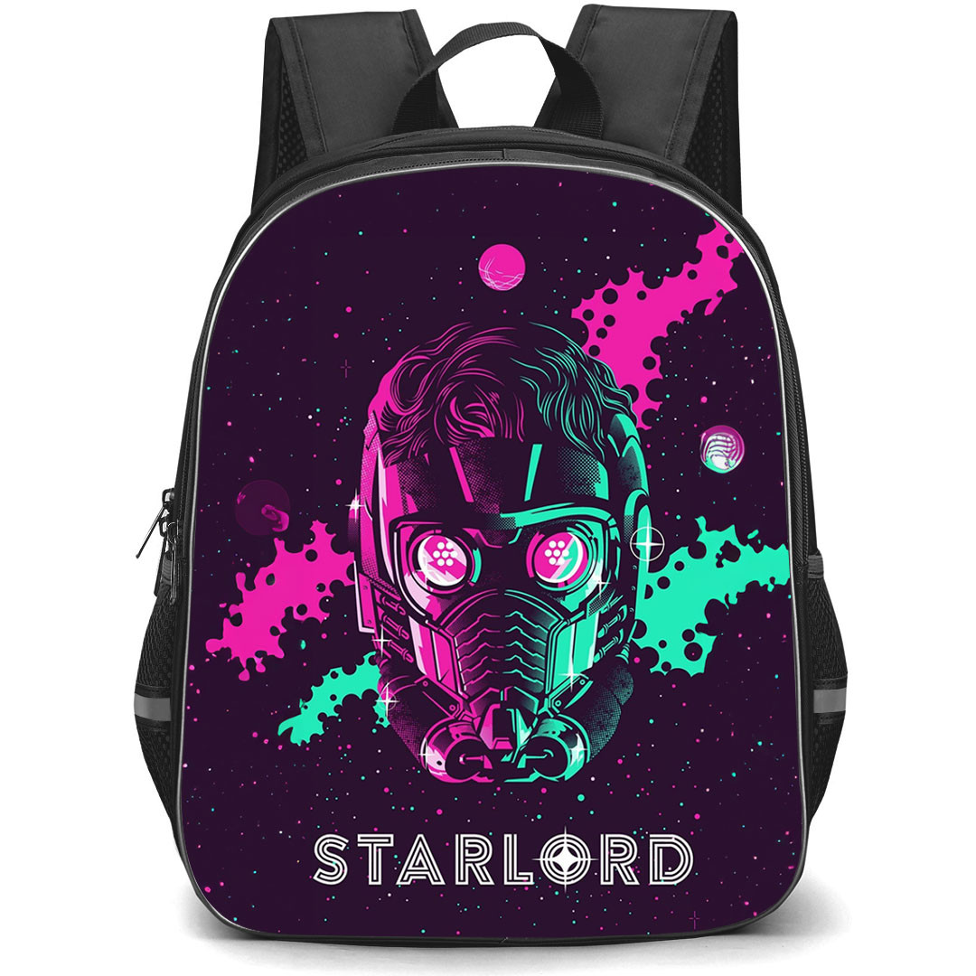 Guardian Of The Galaxy Star Lord Backpack StudentPack - Star Lord Head Portrait Pop Art