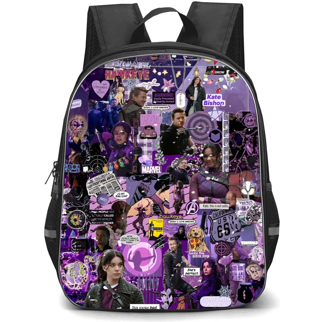 Marvel Hawkeye Backpack StudentPack - Hawkeye And Kate Bishop Series Collage