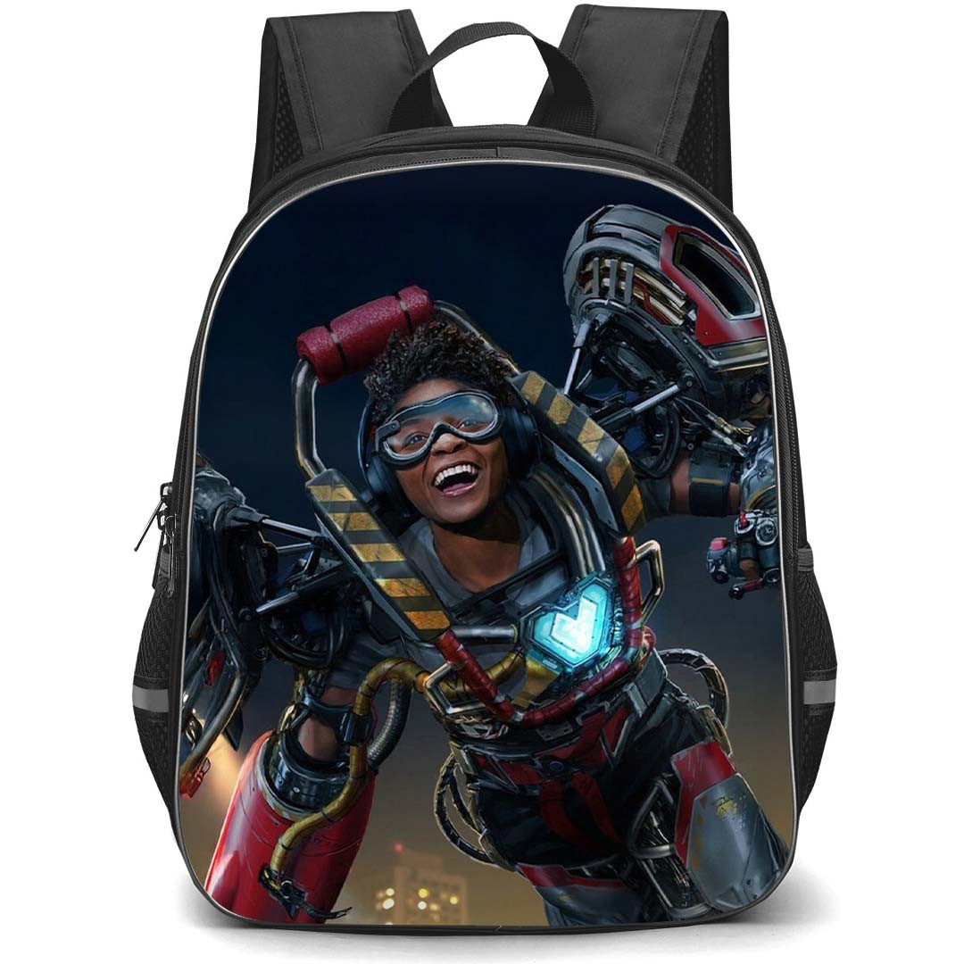 Marvels Ironheart Backpack StudentPack - Ironheart Riri Williams Flying With Suits Poster