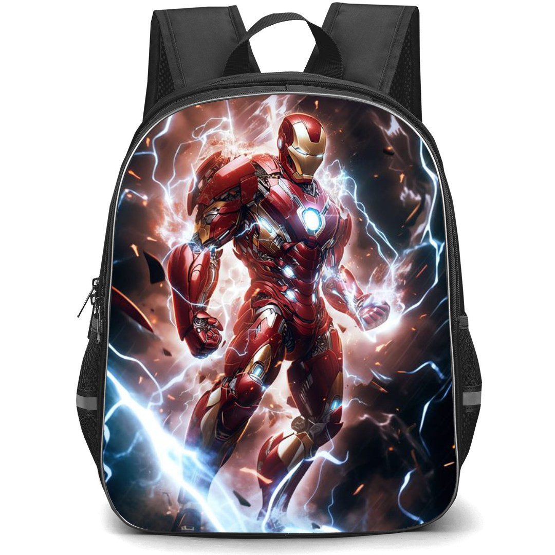 Marvel Iron Man Backpack StudentPack - Iron Man Charging Electricity
