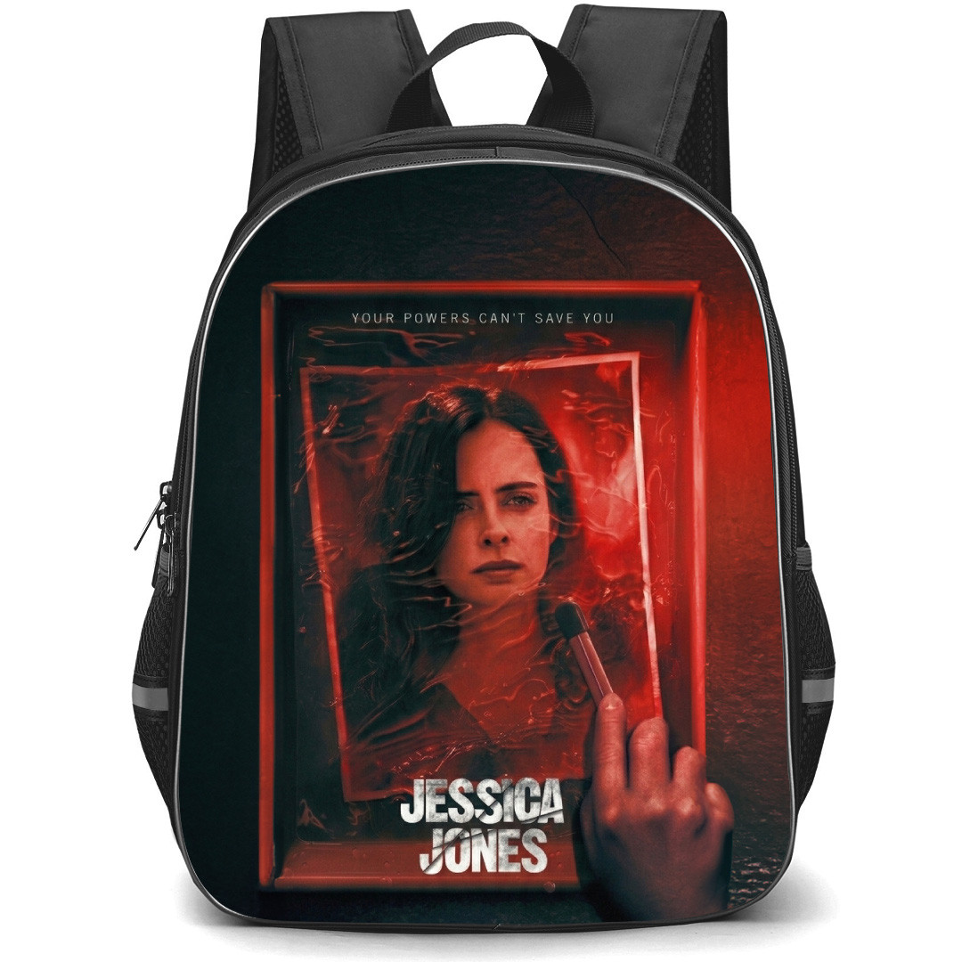Jessica Jones Backpack School Bag StudentPack - Jessica Jones Your Powers Cant Save You Poster