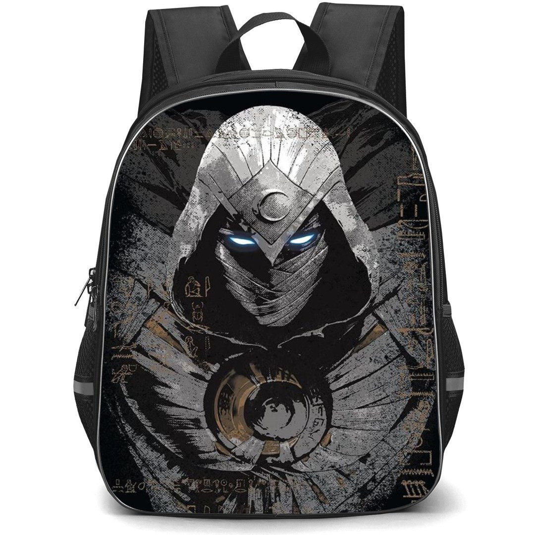 Marvel Backpack StudentPack - Moon Knight Egyptian Art Cartoon Portrait