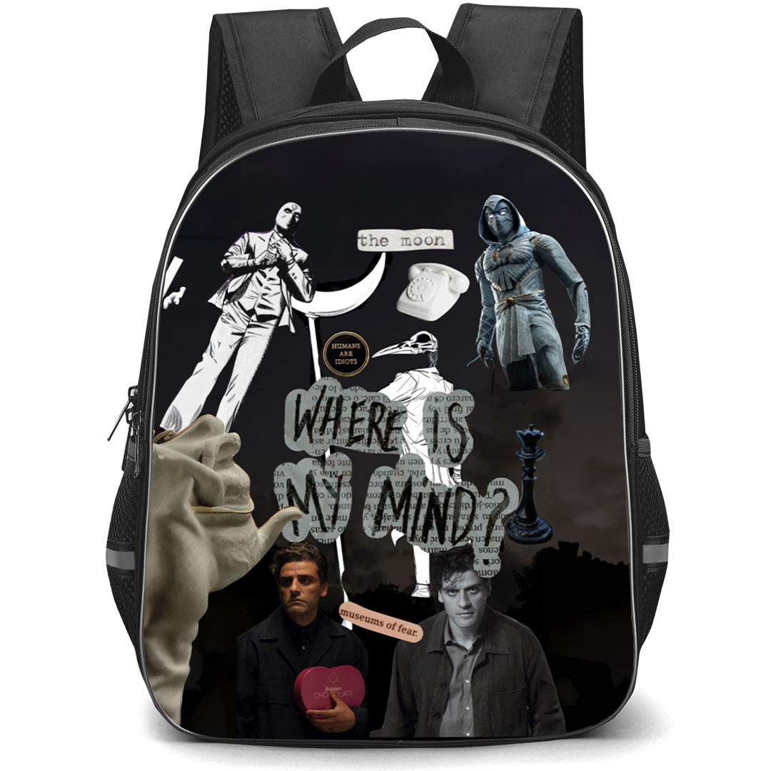 Marvel Moon Knight Backpack StudentPack - Moon Knight Where Is My Mind Collage