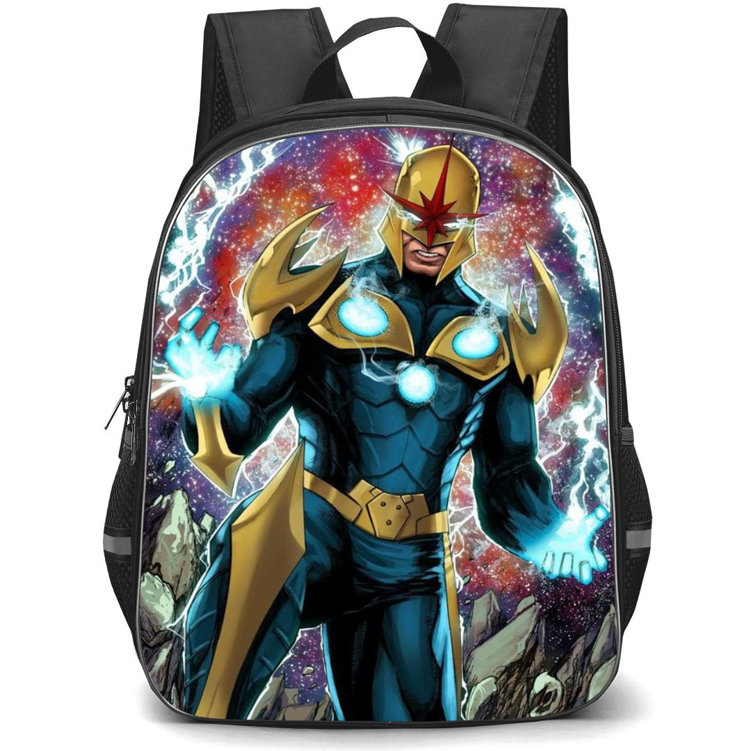 Marvel Backpack StudentPack - Nova Casting Powers Cartoon Art