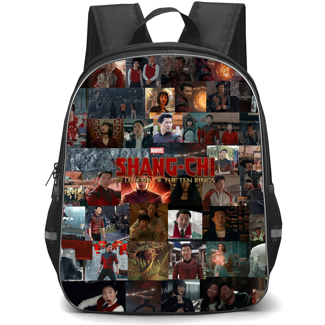 Marvel Shang Chi Backpack StudentPack - Shang Chi And The Ten Rings Movie Collage
