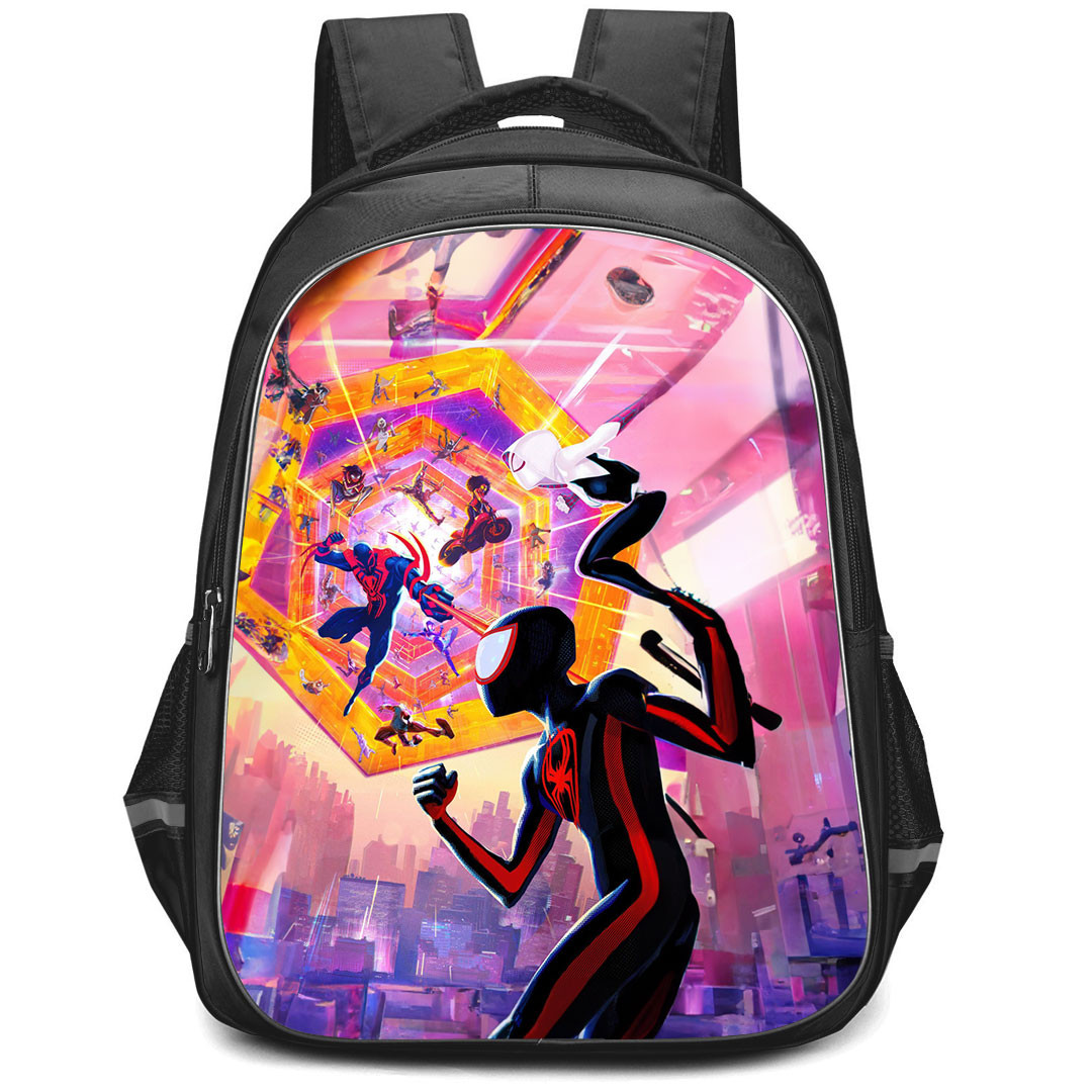 Spider Man Across The Spider Verse Backpack StudentPack - Across The Spider Verse Movie Art 2023