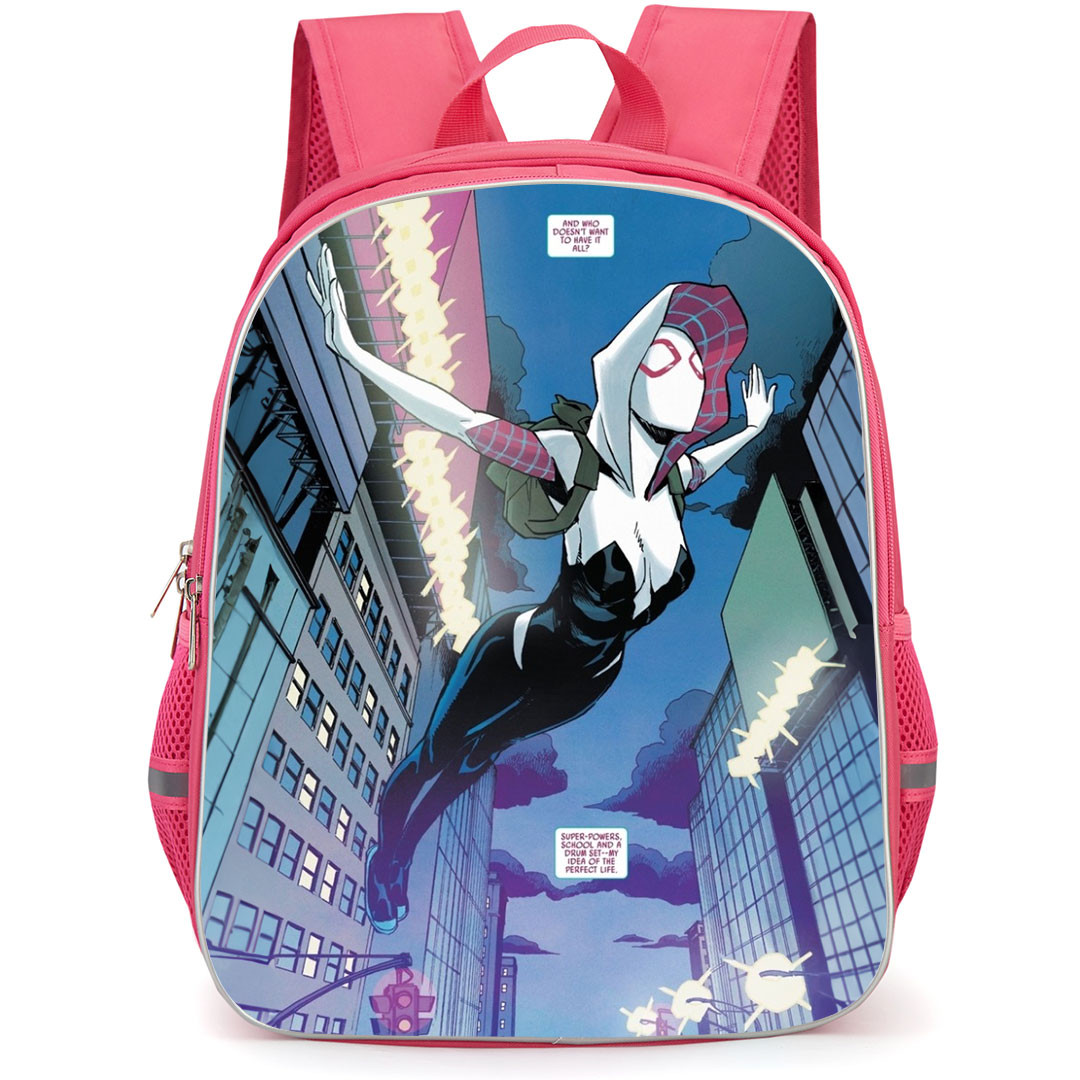 Spider Man Across The Spider Verse Spider Gwen Backpack StudentPack - Gwen Spider Girl Comics