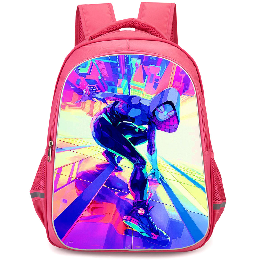 Spider Man Across The Spider Verse Spider Gwen Backpack StudentPack - Spider-Gwen Pop Art