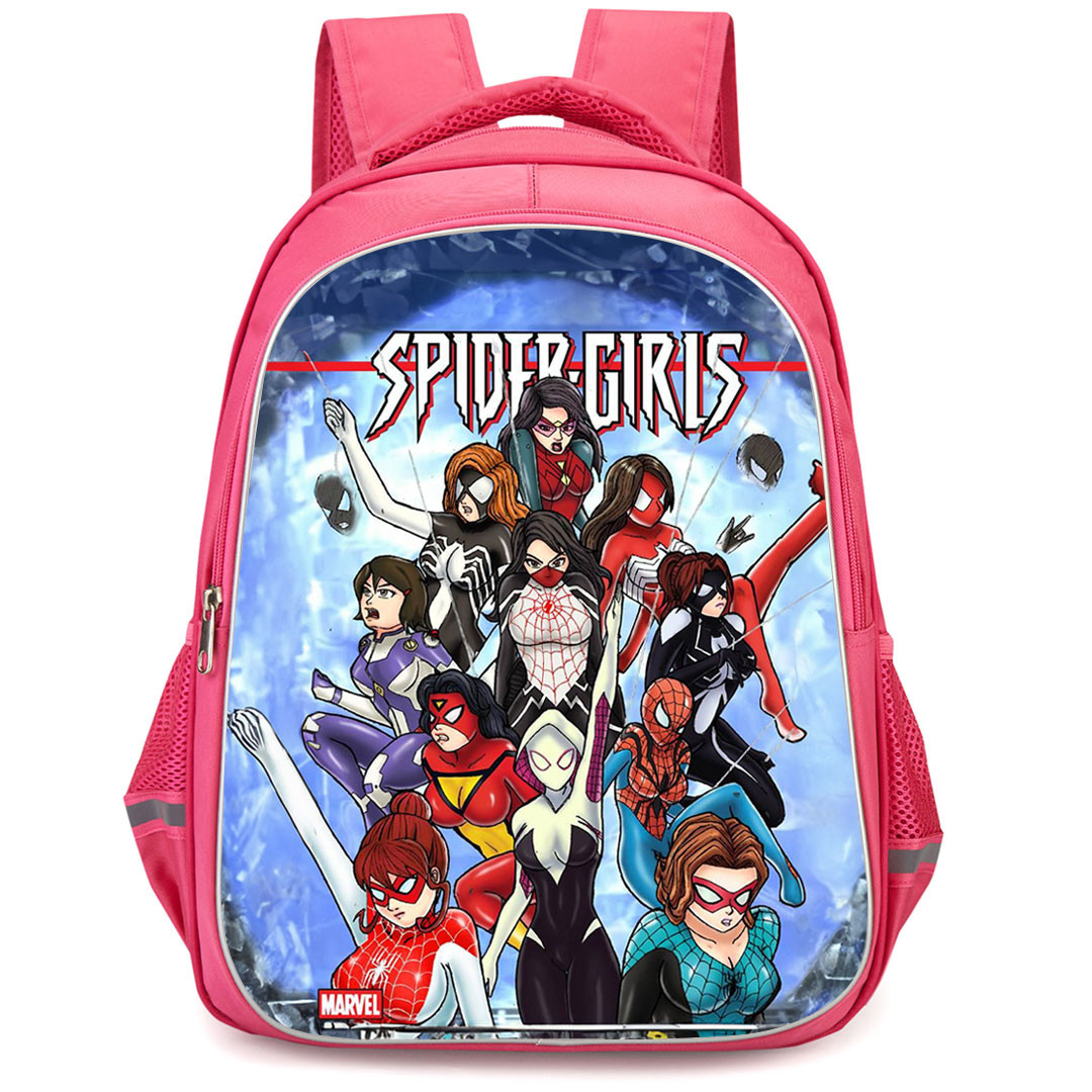 Spider-Man Backpack StudentPack - Spider Girls Comic Book Artwork Cover