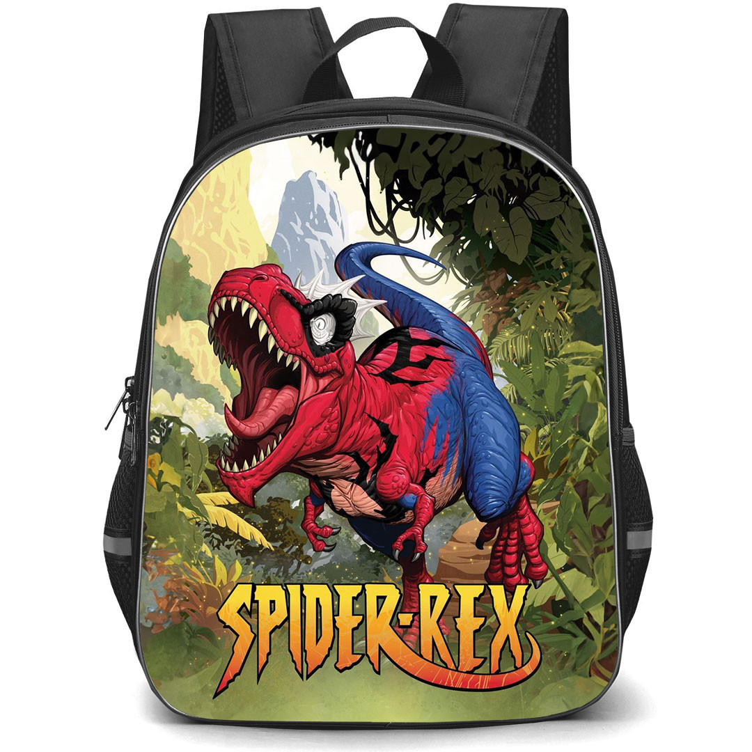 Spider Man Across The Spider Verse Spider-Rex Backpack StudentPack - Spider-Rex Movie Art