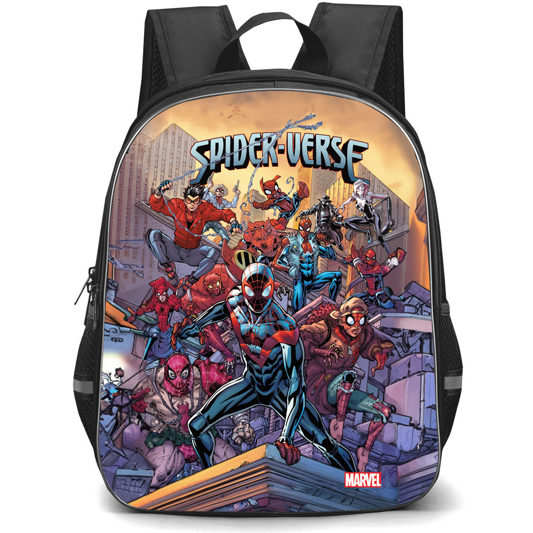 Spider-Man Backpack StudentPack - Spider Verse Comic Book Art