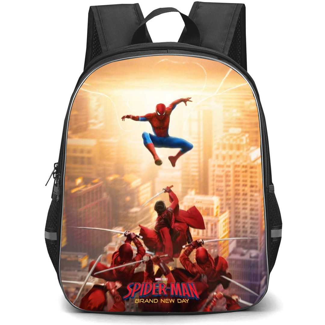 Spider-Man Brand New Day Backpack School Bag StudentPack - Spider-Man Brand New Day Fighting Ninjas Series Poster