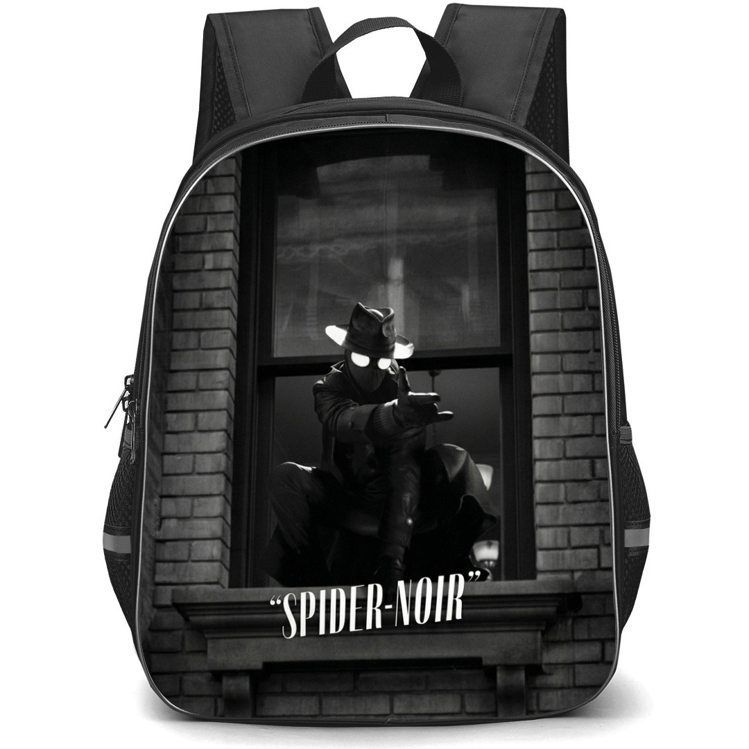 Spider-Noir Backpack School Bag StudentPack - Spider-Noir Window Shooting Webs Poster
