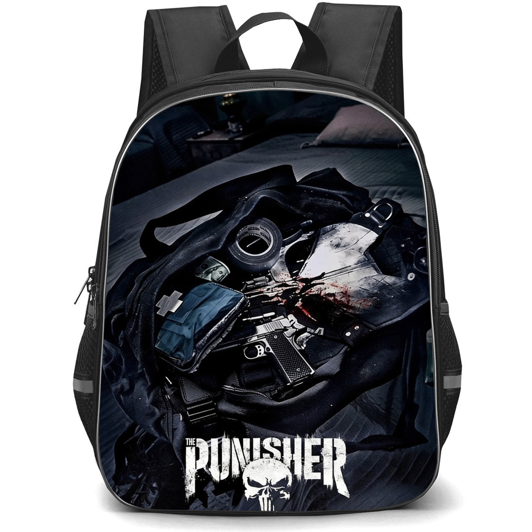 The Punisher Backpack School Bag StudentPack - The Punisher Gun Bag Series Poster