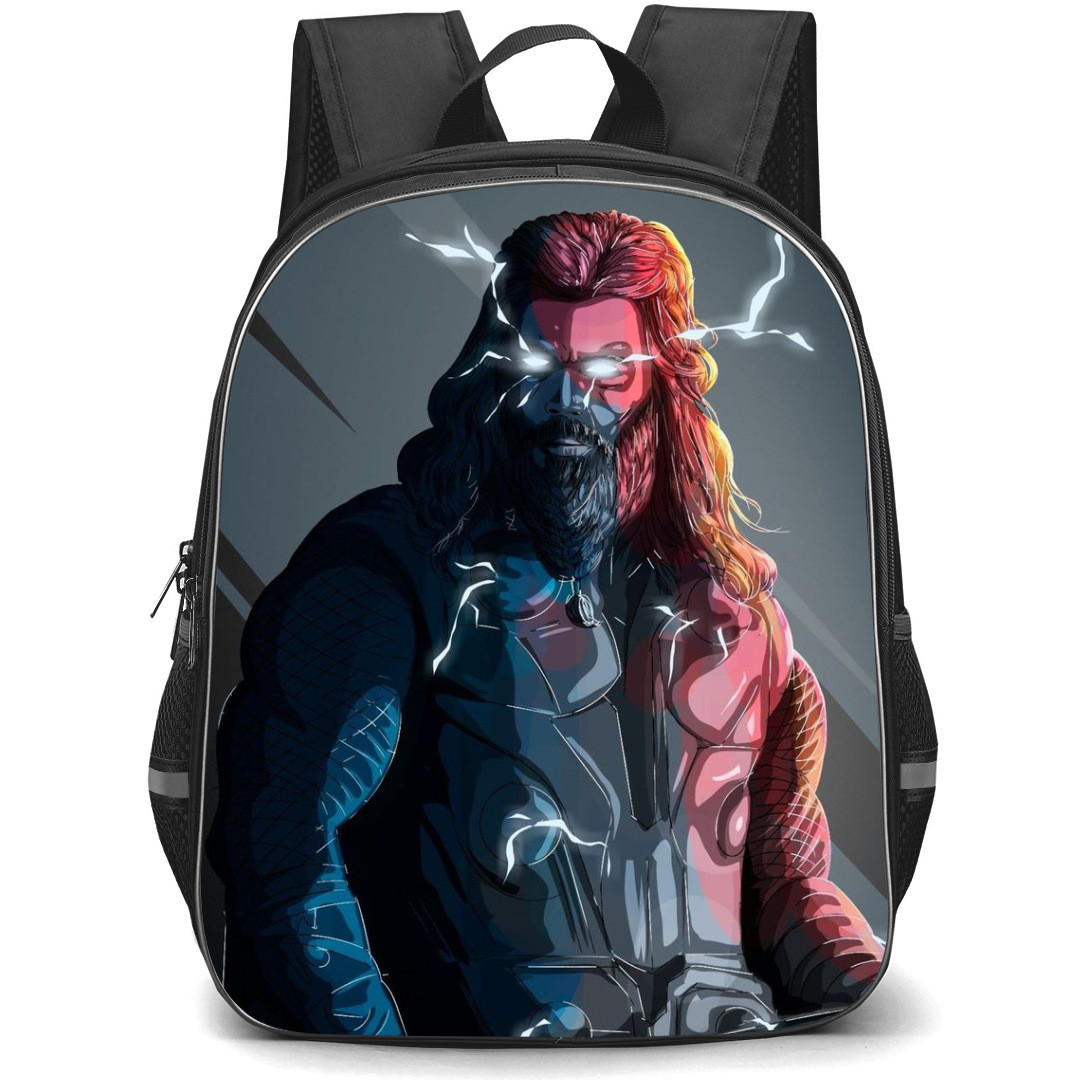 Marvel Thor Backpack StudentPack - Thor Electricity Eyes Portrait Illustration