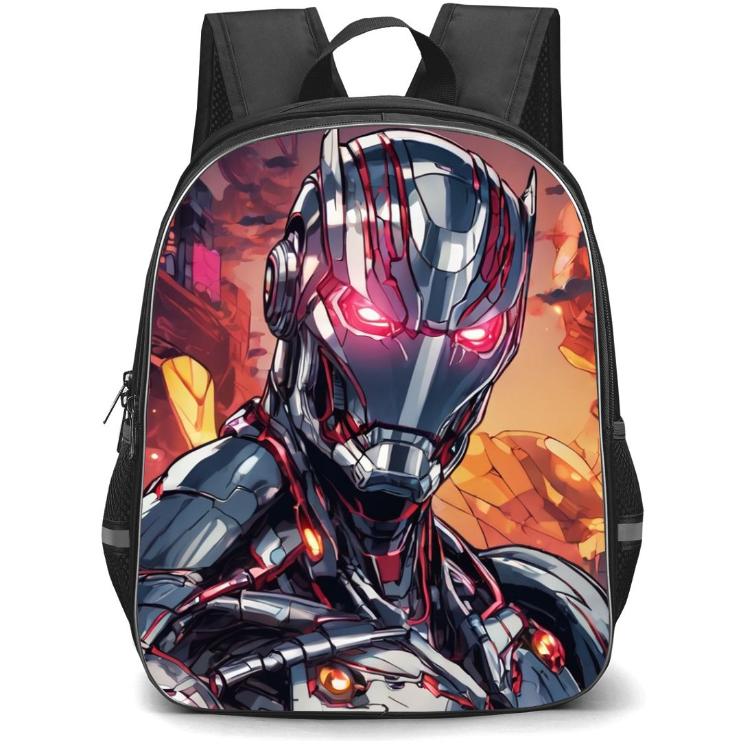 Marvel Backpack StudentPack - Ultron Portrait Drawing Illustration
