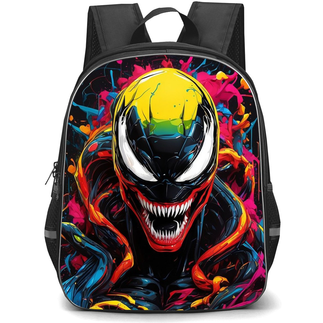 Marvel Venom Backpack StudentPack - Venom In Yellow Color Ilustration