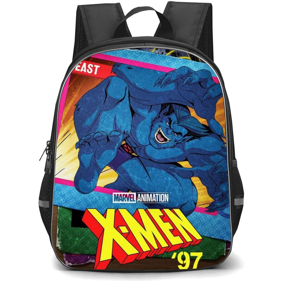 X-Men 97 Beast Backpack School Bag StudentPack - Beast Vintage Trading Card