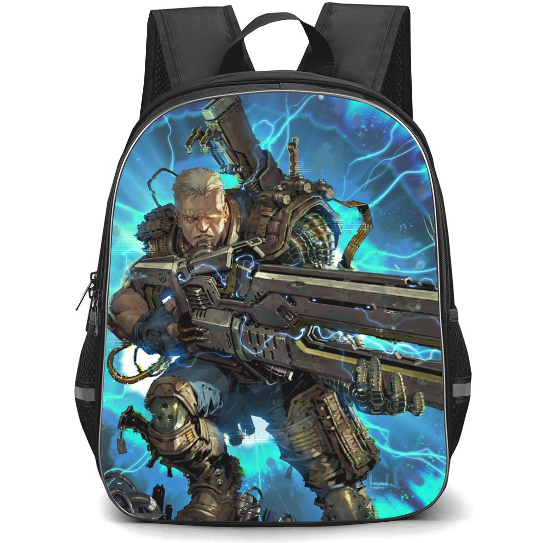 X-Men Cable School Backpack StudentPack - Cable Fighting Pose Illustration