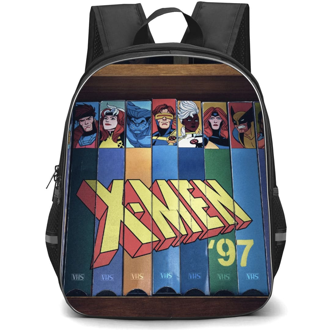 X-Men 97 Characters Backpack School Bag StudentPack - Characters VHS Shelf
