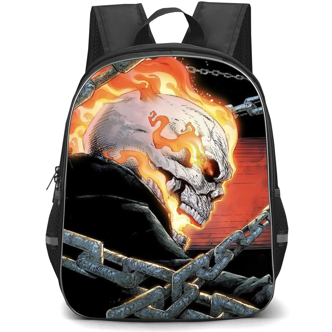 X-Men Ghost Rider School Backpack StudentPack - Ghost Rider Side Portrait