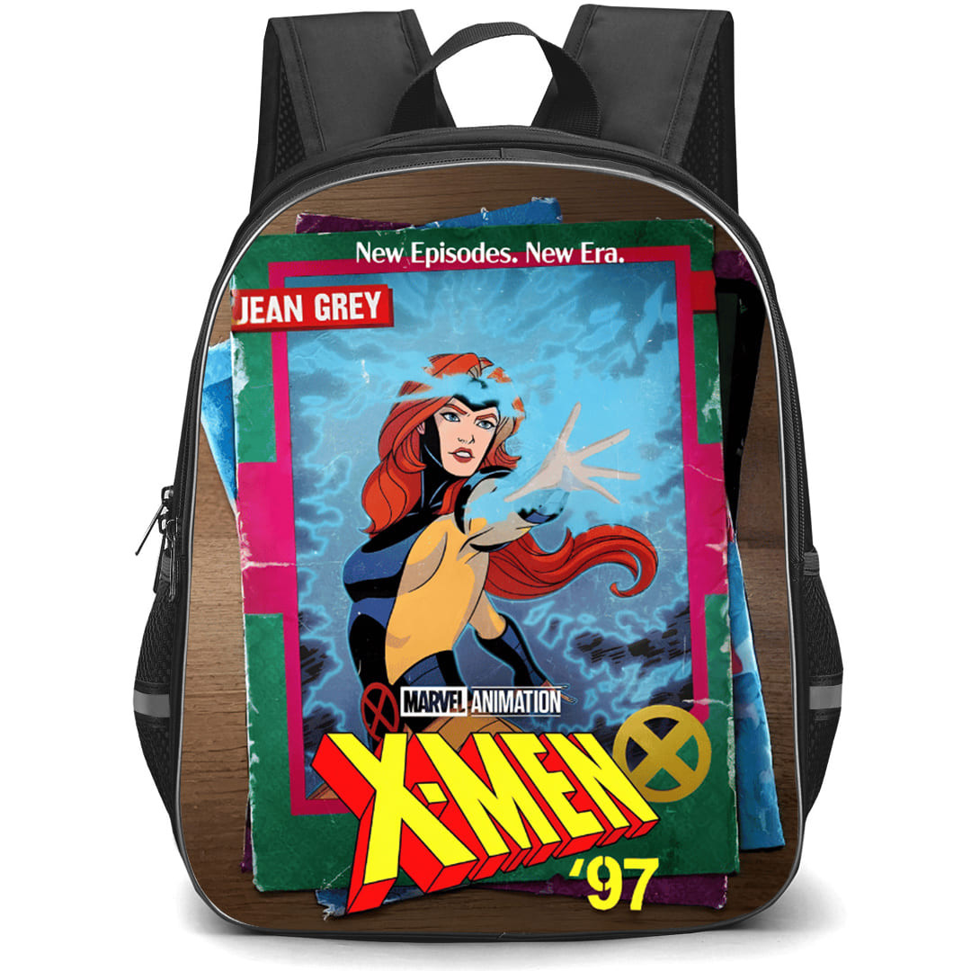 X-Men 97 Jean Grey Backpack School Bag StudentPack - Jean Grey Vintage Trading Card