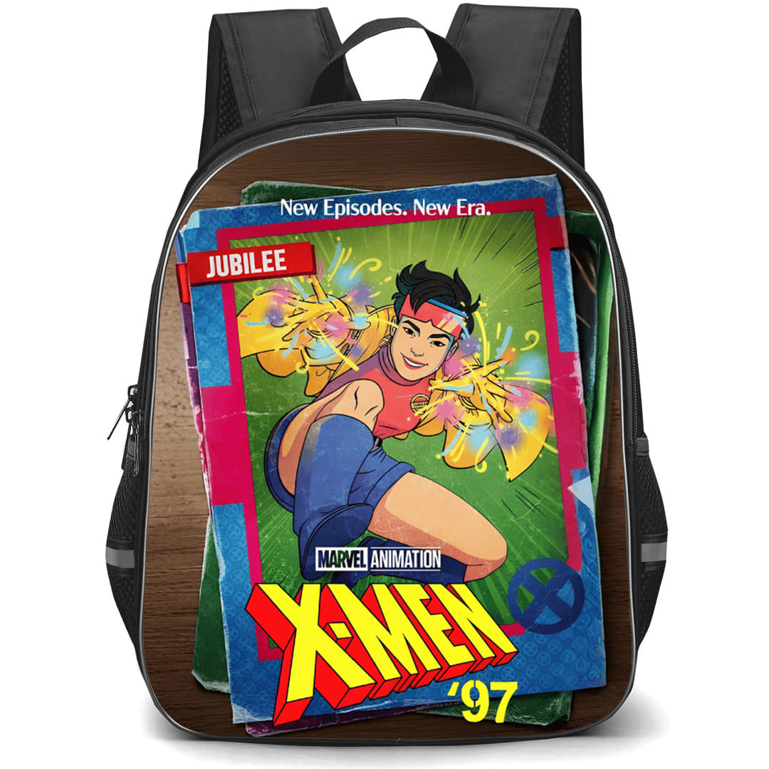 X-Men 97 Jubilee Backpack School Bag StudentPack - Jubilee Vintage Trading Card