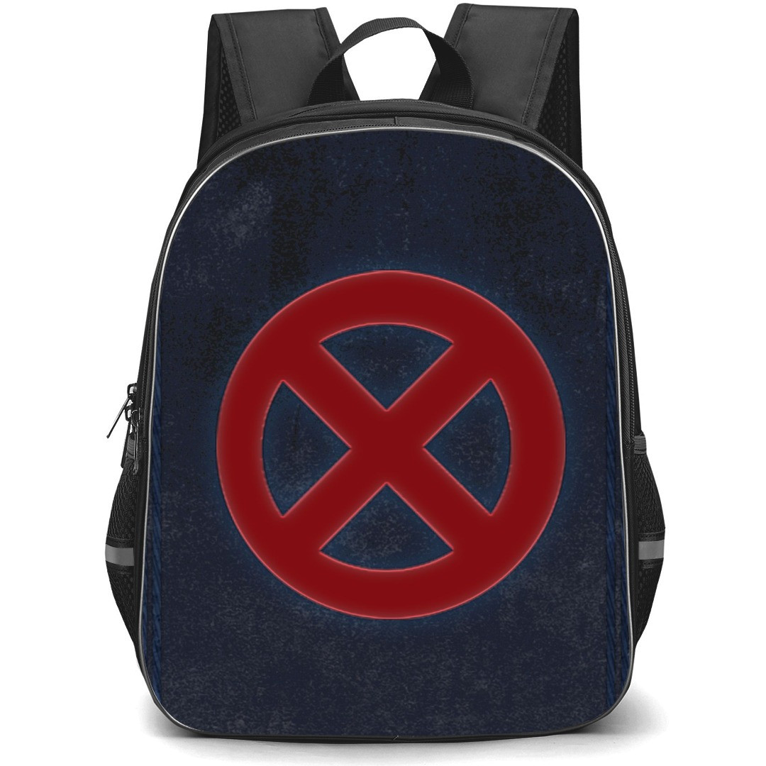 X-Men School Backpack StudentPack - Logo Card Blue