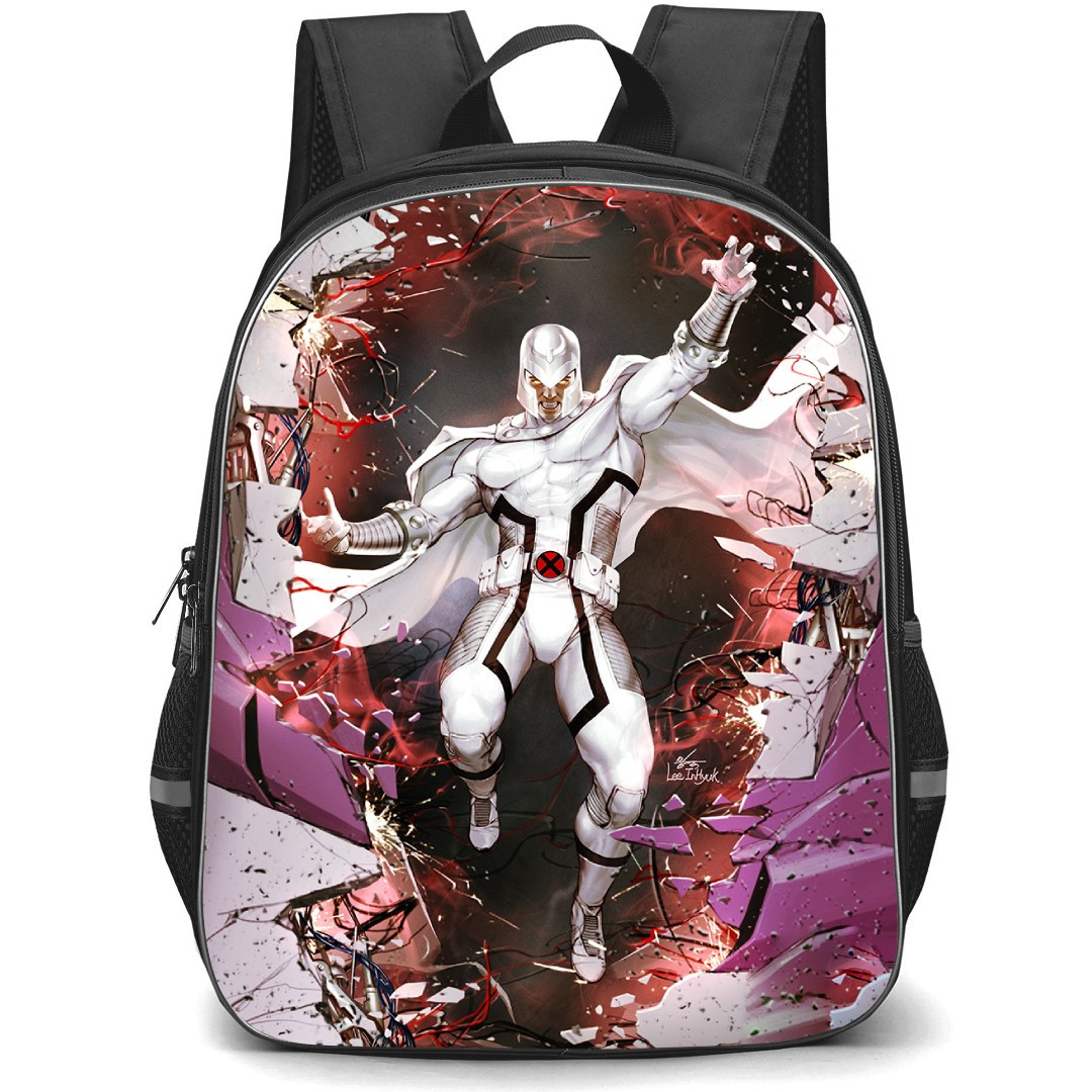 X-Men Magneto School Backpack StudentPack - Magneto Fighting Pose Illustration