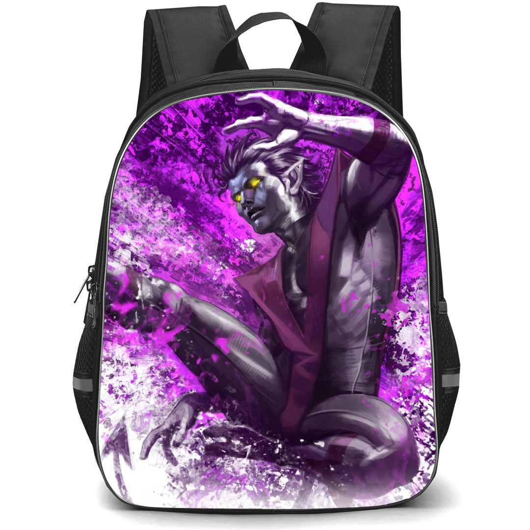 X-Men Nightcrawler School Backpack StudentPack - Nightcrawler Watercolor Art
