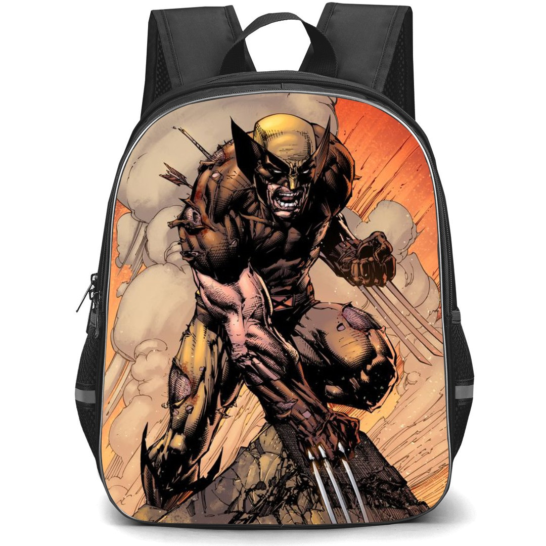 X-Men Wolverine School Backpack StudentPack - Wolverine Comic Art