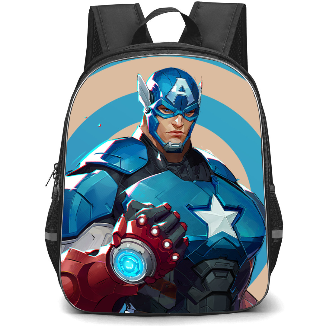 Marvel Rivals Backpack StudentPack - Marvel Rivals Captain America Character Series
