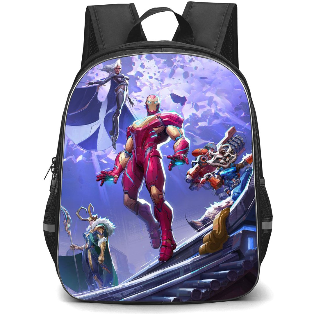 Marvel Rivals Backpack StudentPack - Marvel Rivals Iron Man Storm Poster