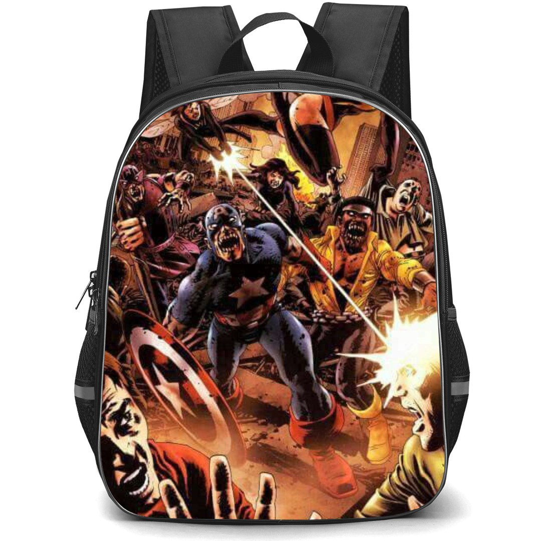 Marvel Zombies Backpack StudentPack - Characters Running Illustration