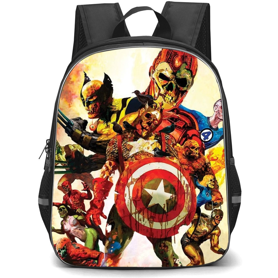 Marvel Zombies Backpack StudentPack - Characters Watercolor Art